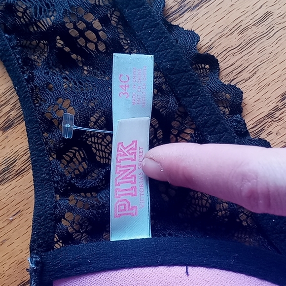 Victorias secret pink date racerback lace pushup bra EUC - Picture 6 of 8
